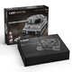 CaDA building block assembly toy men MOC authorized design 1:35 Tiger tank adult children's building plug-in electric remote control model Mechanical group C61071-Tiger tank
