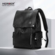 Hedener backpack men's head layer cowhide backpack business large capacity trendy casual multifunctional schoolbag travel computer bag