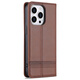 
Ju Xiaozhi is suitable for Apple 14pro mobile phone case flip leather case wallet card case full-edge silicone soft shell protective case high-end leather magnetic attachment iPhone 14 pro [black]