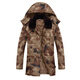 Velvet and thickened winter mid-length cotton clothing, labor protection cold-proof and warm cotton-padded jacket, cold storage special price cotton clothing camouflage cotton coat, desert mid-length large size 160---190Jin Jin equals 0.5 kg