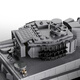 CaDA building block assembly toy men MOC authorized design 1:35 Tiger tank adult children's building plug-in electric remote control model Mechanical group C61071-Tiger tank