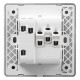 Delixi Switch Socket Panel Panel CD821 серия 86 Тип 45 Вт