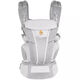 Ergobaby Ergou strap baby strap new baby new breathable front and rear dual-purpose baby holding artifact four seasons [Applicable to 0 upgraded breeze [pure cotton breathable] gray