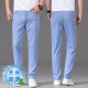 Lee Cooper ice silk jeans men's spring and autumn men's pants tensile light blue straight 2025 new pants casual pants men medium blue 9767 30