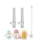 
Lock Lock (LOCK/LOCK) learning cup water cup straw ABF682/685 children's food grade silicone nozzle gravity ball accessories No. 115 nozzle 1 pack + 1 gravity ball