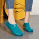 Kaiji Rui Low-Top Regenstiefel Wasserschuhe Regenstiefel Gummischuhe Frauen Küche Nicht rutschfeste Arbeit wasserdichte flache Mund Erwachsener Flachboden kurzer Röhrchenschuh Sommer Khaki 36
