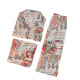 Ins style three-piece set high-value HelloKitty new pajamas women's cartoon spring and summer home clothing set KK14108 M [recommended 80-100Jin [Jin equals 0.5 kg]]