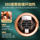 Cui Laoye copper hot pot carbon and electric dual-purpose old-fashioned Beijing copper hot pot pure copper pot charcoal plug-in household Yuanyang pot hot pot pot high and low grade ~ clear soup pot about 6 people 32cm
