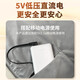 Merf Warming Blanket Heating Shawl USB Heated Throw Blanket Electric Heated Shawl Can be Connected to a Power Bank Electric Blanket Removable Washable Cover Legs Home Office Heating Blanket Christmas Birthday Gift Cedar Apricot-Yunshang Blanket Premium Waffle Velvet + Gift Box + Gift Bag Office Home Heating Artifact