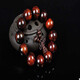 Big Red Rosewood Armband Holz Männer Geschenk rotes Holz Buddhistische Perlen kultureller Rosenkranz SN3894 1,5*15 Stück Zambian Blood Sandelholzarmband