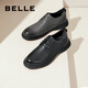 Belle Business Leather Shoes Mall Mall Shopping Shoping Witho Cowhide Cuero Casual Shoes A0512cm1 Negro 2 40