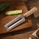 Shibazizuo beech wood slip-resistant kitchen stainless steel multi-purpose fruit peeling knife W-365