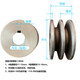 Outer diameter 60mm-120mm motor pulley pulley triangle pulley A type double groove outer diameter 60mm inner diameter 16mm A type single groove outer diameter 60mm inner diameter 16mm