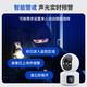 Hewiman Surveillance Camera Home Wireless WiFi High Definition Indoor 4G Network-freie lebenslange verkehrsfreie Mobiltelefone Remote-Monitor 360 Grad ohne tote Winkel mit Nachtsicht Panoramic Dialogue Dual Objektiv [4G-Version] Ausschalten der Akkulaufzeit + No-Wiederaufnahme erforderlich 15-Tage-Loop-Aufzeichnung erforderlich
