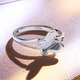 Pt.Charm Platinum Ring Butterfly Live Mouth PT950 Platinum Fashion Versatile Women's Ring Adjustable Bow Ring for Your Girlfriend If it is not in stock, it can be customized. Take 2.8g as an example