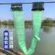 Yuxige sticky fish net fish net three-layer fishing net green silk sunken net fishing net hanging net to catch fish wire mesh sticky fish net crucian carp fish net 3 meters high 6 fingers 100 meters long three-layer sunken net lead pendant style