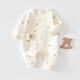 Jingqi (JOYNCLEON) Newborn baby clothes Spring and Autumn Pure Cotton Newborn baby onesie A type spring new monk suit Xiongxiongzi 52cm