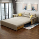 Sofa pliant de salon célèbre urbain lit de trois personnes à double usage de chambres à double usage