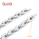 GsunG platinum PT950 men's bracelet is stylish and fashionable, new glossy cross women's invisible buckle chain, customized depository shot, single shot is invalid and will not be shipped.