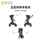 elittile Yiletu stroller high landscape stroller two-way foldable seats and lying EMU European version pretty pink