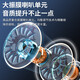 Latto Bluetooth headsets suitable for vivo headsets x100pro/x90 special new s15s12x80 mobile phone universal wireless sports long-lasting wear without pain x60 high sound quality y77 ear clip type Haoyuebai [three true digital display + HIFI sound quality]