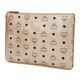 MCM unisex fashionable gold artificial leather hand-held envelope bag gold