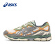 亚瑟士（asics）亚瑟士GEL-NYC男子休闲鞋耐磨缓震运动百搭大码跑鞋1203A383 白色/灰色/橘色/1203A383-102 44 内长28cm