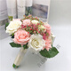 Clcey New Style Forest Camellia Knospe simulierte weiße Rose Hochzeit Fotografie Fotografie Braut Braut Hochzeit Engagement Halten Blumen Zeit und Raumliebhaber