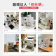 柏翠（petrus）柏翠咖啡机意式浓缩双锅炉拿铁家用办公室全半自动小型一体商用奶泡美式PE3888 节日礼物 3888+3755S磨豆机套装