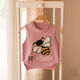 Disney Children's Cardigan Girl Stricke Weste Weste Frühling und Herbst Herrenpullover Wolle Pullover dünne kleine und mittelgroße Kinderbaby Hemd Little Bienengelb 100 (geeignet für 90-100 Höhe)