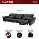 Gujia Home Italienisch 0 wandgerichtete Sofa kann in den Kehrer in den großen Sitz in Tiefe und hochbeinigem Wohnzimmer eintreten.