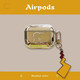 Fantasia air.pods pro2 protective cover Apple air.pods 3rd generation earphones and phone protective cover Trendy brand building blocks Apple Bluetooth earphones second and third generation cases White line Pikachu + tail pendant Apple AirPods Pro3 latest model