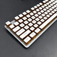 罗技（Logitech） K835 机械键盘84键 有线键盘 游戏电竞键盘 办公键盘 电脑键盘TTC K835冰咖键帽版 红轴