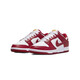 耐克（NIKE）男鞋 DUNK LOW RETRO 白红 复古低帮休闲板鞋 DD1391-602 39