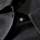Shandubila is a smart and handsome classic versatile lapel pocket design motorcycle jacket women's leather jacket black L