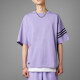 阿迪达斯 （adidas）三叶草短袖男装2025夏季新款时尚百搭纯棉透气运动T恤衫HM1874 HR3291 XS