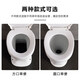 Dry toilet toilet, ceramic toilet for the elderly and pregnant women, rural toilet, pit toilet, straight-through toilet, flush-free toilet, large square mouth version, ordinary cover, other/other