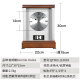 赫姆勒时钟（Hermle Clocks）欧式现代座钟客厅实木报时摆件低音低噪台式坐钟 QT003-110003