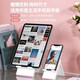 Saijing mobile phone desktop stand bedside multi-function lazy tablet universal iPad support clip simple adjustable foldable support cute portable small clip live support bracket [Mobile version - Rock Lime][4-7.9 inch universal]
