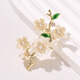 Jianlu New Chinese Style Plum Blossom Brooch High-end Flower Branch Corsage New Personalized Pin Cheongsam Jacket Ancient Style Accessories Plum Blossom Brooch