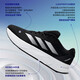 Adidas Running Schuhe Männer 25 Sommer neue atmungsaktive leichte Sportschuhe gepolsterte Pendlerin Casual Shoes Classic Black -and -White Running Shoes ID9849 42