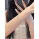 Woug shihuajia loski circonio pequeño pulsera de piedra redonda luz nicho de lujo exquisito pulsera diosa novia plata plata