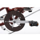 Bicicleta plegable Dahon de 16 pulgadas acero de molibdeno cromado de 5 velocidades HAC653 HAC653 Postal Green