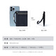 Golf Golf Bolsa para hombres Bolsas para hombres Banco de banco para hombres Bolsa de tarjetas múltiples para mujeres Licencia de conductor juvenil Conjunto de tarjetas delgadas Tarjeta de gran capacidad Clip 5V716324J Azul con gris