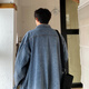 Foss Phil Denim Jacke Herren Frühling und Herbst Lose Casual Jacket Retro Top Trendy Brand Herrenkleidung HQ1204 Blau XL