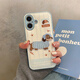 潮联秋冬刺绣腊肠狗适用于iphone16pro手机壳新款苹果15Pro/max卡通可爱高级感13全包14防摔男女款小众 皮质气垫-刺绣耳机腊肠狗 iPhone 16