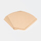 MUJI MUJI fan-shaped coffee filter filter bag hand brew MC74CC2S original color for 3-4 people/60 pieces