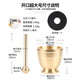 Sailoto YH Cantonese-style copper cup, copper mash jar, garlic pounder, garlic masher, Chinese medicine pounder, medicine cup, medicine mortar, medicine jar, mortar 4