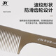 Manika Professionelle Friseur Haare Haar Kamm Ultra-dünn flaches Haar Kamm Frauen schneiden Kamm Spezialer Herrenkamm für Barber Shop Mattes transparentes Grau-15929