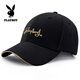 Playboy hat men four seasons baseball hat sun protection spring and summer casual fashionable breathable baseball cap sun hat women black